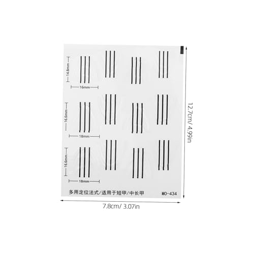 WOONEKY 4 Stück Selbstklebende French Manicure Sticker Crescent Nail Stencils für Präzise French Tips Langlebige Nagel Schablonen für DIY Maniküre Zuhause und Vielseitige Nail Art WOONEKY 4 Stück Selbstklebende French Manicure Sticker Crescent Nail Stencils für Präzise French Tips Langlebige Nagel Schablonen für DIY Maniküre Zuhause und Vielseitige Nail Art von WOONEKY