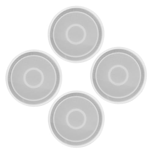 WOONEKY 4 Stück Teiliges DIY Silikonform Runde Untersetzer Gießform Epoxidharz Silikonformen Langlebig Leicht zu Reinigen Geeignet für Kreative Bastelprojekte und Geschenkideen WOONEKY 4 Stück Teiliges DIY Silikonform Runde Untersetzer Gießform Epoxidharz Silikonformen Langlebig Leicht zu Reinigen Geeignet für Kreative Bastelprojekte und Geschenkideen von WOONEKY