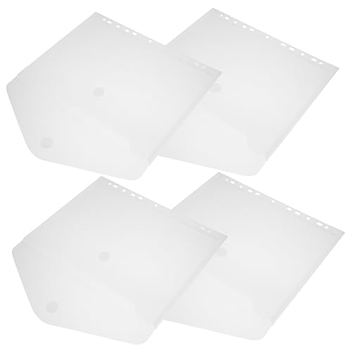 WOONEKY 4 Stück Teiliges Dokumentenmappe mit Transparente Folientaschen Sichere Aufbewahrung für Dokumente Rechnungen Karten Leichte Strapazierfähige Datei Organizer für Büro und Schule WOONEKY 4 Stück Teiliges Dokumentenmappe mit Transparente Folientaschen Sichere Aufbewahrung für Dokumente Rechnungen Karten Leichte Strapazierfähige Datei Organizer für Büro und Schule von WOONEKY