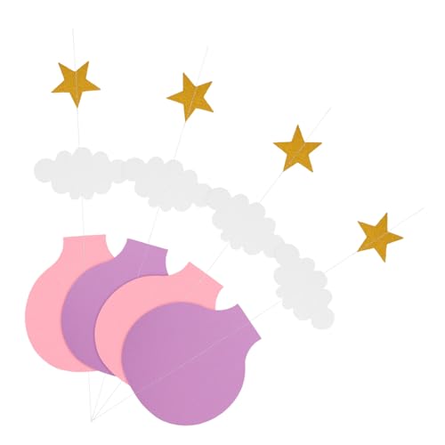 WOONEKY 4 Stück Teiliges Heißluftballon Hängedekorationen für Geburtstagsfeiern Leichte Wandornamente für Kinderpartys und Klassenzimmerdekoration Vielseitig Einsetzbar WOONEKY 4 Stück Teiliges Heißluftballon Hängedekorationen für Geburtstagsfeiern Leichte Wandornamente für Kinderpartys und Klassenzimmerdekoration Vielseitig Einsetzbar von WOONEKY