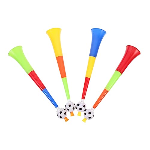 WOONEKY 4 Stück Teleskopisches Fußballhorn Vuvuzela-stadionhorn Saxophon Aus Kunststoff Mädchen Fußball Stadionhörner Aus Kunststoff Einziehbares Horn Puzzle Kind Requisiten Plastik von WOONEKY