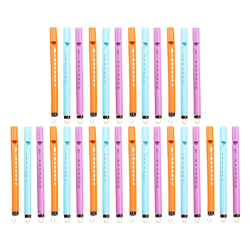 WOONEKY 40 Stück Mini Vogel Pfeife Kreatives zur Musikalischen für Zufällige Farben Einfach zu Bedienen Fördert Handgeschicklichkeit und Koordination für Zufällige Farbe von WOONEKY