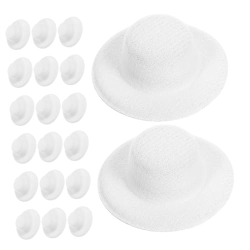 WOONEKY 40 Stück Miniatur aus Gebürstetem Stoff Weiche Puppenhüte für Bastelprojekte DIY Geburtstags Weihnachtsdekoration Zubehör WOONEKY 40 Stück Miniatur aus Gebürstetem Stoff Weiche Puppenhüte für Bastelprojekte DIY Geburtstags Weihnachtsdekoration Zubehör von WOONEKY
