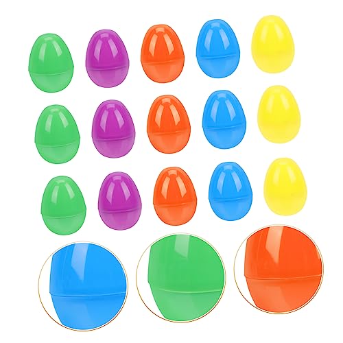 WOONEKY 40 Stück Teiliges Eier aus Kunststoff Kleine Wiederverwendbare Eier zum Befüllen und Dekorieren Osterparty Geschenkbox Grüne Verpackung für Festliche Osterdekoration WOONEKY 40 Stück Teiliges Eier aus Kunststoff Kleine Wiederverwendbare Eier zum Befüllen und Dekorieren Osterparty Geschenkbox Grüne Verpackung für Festliche Osterdekoration von WOONEKY