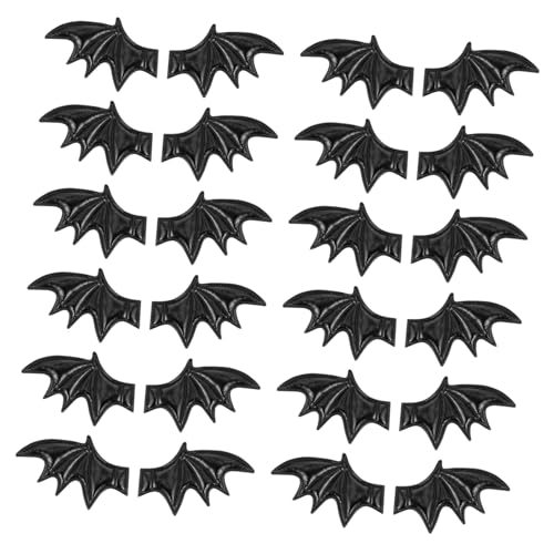WOONEKY 40 Stück Teiliges Fledermausflügel Dekor aus Robustem Material für DIY Halloween Kostümzubehör Vielseitige Bastelaccessoires für Haare Kleidung Schuhe für Jungen und Mädchen WOONEKY 40 Stück Teiliges Fledermausflügel Dekor aus Robustem Material für DIY Halloween Kostümzubehör Vielseitige Bastelaccessoires für Haare Kleidung Schuhe für Jungen und Mädchen von WOONEKY