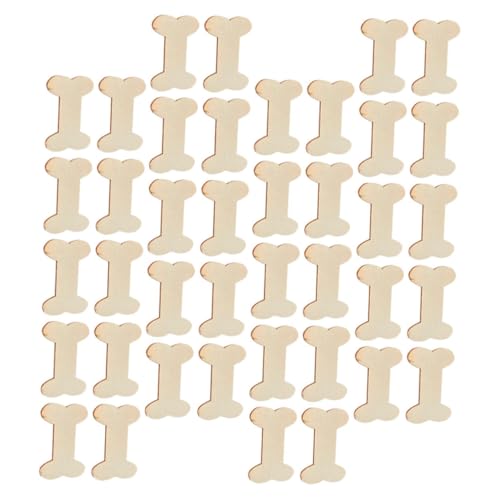 WOONEKY 40 Stück Teiliges Holzanhänger in Knochenform Naturbelassene Unbemalte Holzelemente zum Basteln Nachhaltige Holzformen für DIY Deko und Geschenke Handliche für Einfache WOONEKY 40 Stück Teiliges Holzanhänger in Knochenform Naturbelassene Unbemalte Holzelemente zum Basteln Nachhaltige Holzformen für DIY Deko und Geschenke Handliche für Einfache von WOONEKY