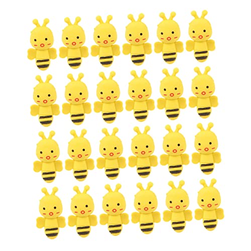 WOONEKY 48 Stück Bienenförmige Radiergummis für Kawaii Radierer Miniatur Bienen Charms Lustige Schulstationery für Mädchen für Kindergeburtstage und Mitgebsel WOONEKY 48 Stück Bienenförmige Radiergummis für Kawaii Radierer Miniatur Bienen Charms Lustige Schulstationery für Mädchen für Kindergeburtstage und Mitgebsel von WOONEKY