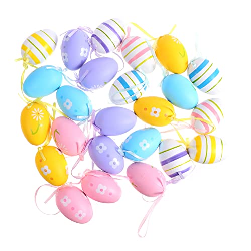 WOONEKY 48 Stück Teiliges Bunte Kunststoff Ostereier zum Bemalen Kreative Deko für Ostern und Partyaktivitäten für Basteln und Eltern Projekte WOONEKY 48 Stück Teiliges Bunte Kunststoff Ostereier zum Bemalen Kreative Deko für Ostern und Partyaktivitäten für Basteln und Eltern Projekte von WOONEKY