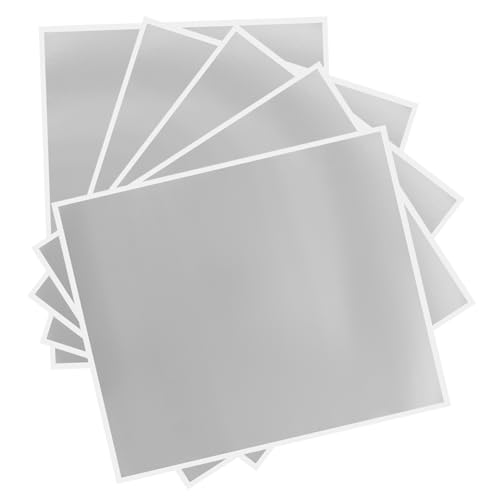 WOONEKY 5 Blätter Scratch Off Sticker DIY Karten Silber Selbstklebend Für Schule Party Überraschungsspiel WOONEKY 5 Blätter Scratch Off Sticker DIY Karten Silber Selbstklebend Für Schule Party Überraschungsspiel von WOONEKY