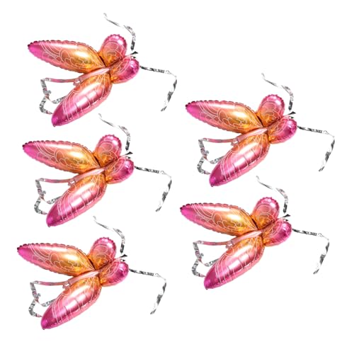WOONEKY 5 Stück Schmetterlings Ballons Folienballons für Geburtstagsfeiern Zauberhafte Flügel Dekoration für Hochzeiten Babypartys und Kinderfeste von WOONEKY