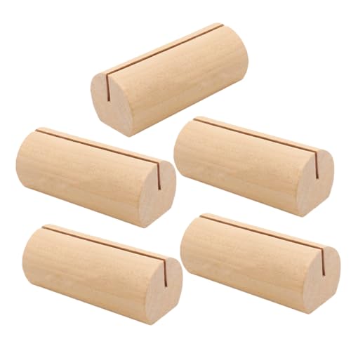 WOONEKY 5 Stück Teiliges Holz Kartenhalter für Elegante Foto und Visitenkartenständer für Büro Wohnzimmer Schlafzimmer und Laden Multifunktionale Deko für Hochzeiten und Events WOONEKY 5 Stück Teiliges Holz Kartenhalter für Elegante Foto und Visitenkartenständer für Büro Wohnzimmer Schlafzimmer und Laden Multifunktionale Deko für Hochzeiten und Events von WOONEKY
