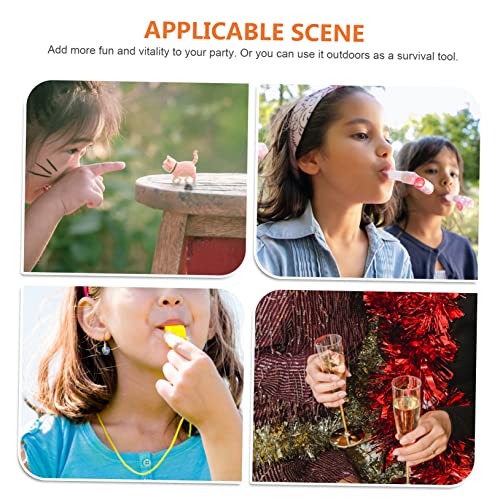 WOONEKY 5 Stück Teiliges Holzpfeifen Tierform Pfeifenspielzeug Musikalisches Partyspielzeug Bunte Sichere Trillerpfeifen für Kindergeburtstag und Feiertage WOONEKY 5 Stück Teiliges Holzpfeifen Tierform Pfeifenspielzeug Musikalisches Partyspielzeug Bunte Sichere Trillerpfeifen für Kindergeburtstag und Feiertage von WOONEKY