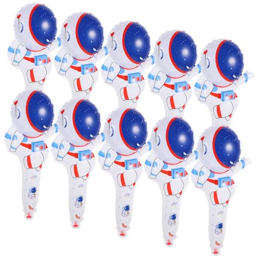 WOONEKY 50 Stück Astronaut Folienballons Handlich Leicht Tragbar Partydeko für Geburtstag Foto Requisiten Raumthema Luftballons WOONEKY 50 Stück Astronaut Folienballons Handlich Leicht Tragbar Partydeko für Geburtstag Foto Requisiten Raumthema Luftballons von WOONEKY