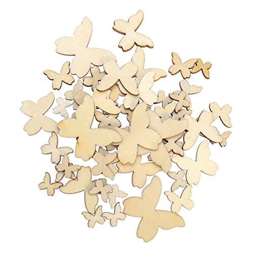 WOONEKY 50 Stück Holzschmetterlinge Mix Naturholz DIY Basteln Scrapbooking Holzrohlinge für Kreative Dekoration und Handwerksverzierung WOONEKY 50 Stück Holzschmetterlinge Mix Naturholz DIY Basteln Scrapbooking Holzrohlinge für Kreative Dekoration und Handwerksverzierung von WOONEKY