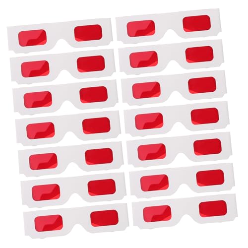 WOONEKY 50 Stück Valentinstag-3d-brillen, Rote Und Blaue Brillen Für Kinder, Für 3D-Filme, Home-Entertainment Und Regenbogen-partygeschenke, Lustige Und Festliche Brillen WOONEKY 50 Stück Valentinstag-3d-brillen, Rote Und Blaue Brillen Für Kinder, Für 3D-Filme, Home-Entertainment Und Regenbogen-partygeschenke, Lustige Und Festliche Brillen von WOONEKY