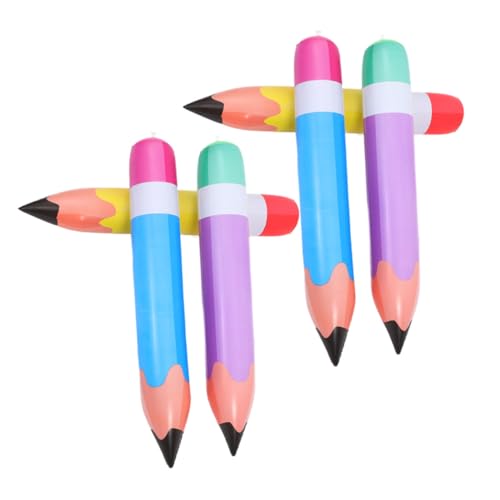 WOONEKY 6 Stück Aufblasbare Riesen Bleistift Ballons aus PVC Bunte Partydeko für Schule und Abschlussfeier Einfache Handhabung Schnelle Inflation für Klassenzimmer und Schulanfang WOONEKY 6 Stück Aufblasbare Riesen Bleistift Ballons aus PVC Bunte Partydeko für Schule und Abschlussfeier Einfache Handhabung Schnelle Inflation für Klassenzimmer und Schulanfang von WOONEKY