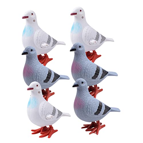 WOONEKY 6 Stück Aufziehspielzeug Tauben aus Springspielzeug Bunte Wind Up Figuren Lustiges für Jungen Mädchen Party Mitgebsel Zufällige Farbe WOONEKY 6 Stück Aufziehspielzeug Tauben aus Springspielzeug Bunte Wind Up Figuren Lustiges für Jungen Mädchen Party Mitgebsel Zufällige Farbe von WOONEKY