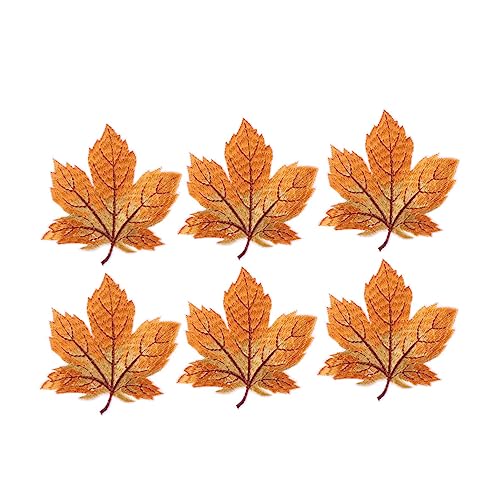 WOONEKY 6 Stück Teiliges Bügelflicken Ahornblatt Applikationen aus Strapazierfähigem Bunte Herbststickerei zum Aufnähen DIY Kleidung Dekorieren für Kleidung und Accessoires WOONEKY 6 Stück Teiliges Bügelflicken Ahornblatt Applikationen aus Strapazierfähigem Bunte Herbststickerei zum Aufnähen DIY Kleidung Dekorieren für Kleidung und Accessoires von WOONEKY
