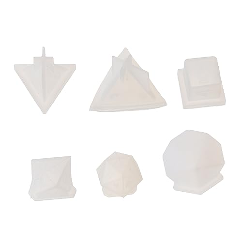 WOONEKY 6 Stück Teiliges DIY Würfel Silikonformen Langlebige Antihaftbeschichtete Epoxidharz Gießformen für Facettierte Spielwürfel Einfach zu Reinigen für Manuelles Basteln und Kreative WOONEKY 6 Stück Teiliges DIY Würfel Silikonformen Langlebige Antihaftbeschichtete Epoxidharz Gießformen für Facettierte Spielwürfel Einfach zu Reinigen für Manuelles Basteln und Kreative von WOONEKY
