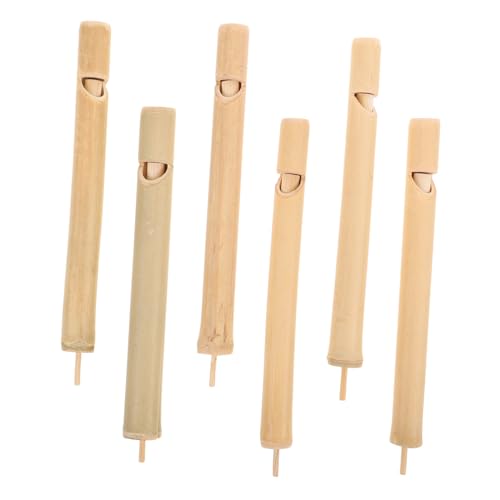 WOONEKY 6 Stück Teiliges Holz Vogelpfeifen Mini Bird Call Flöten für Leicht Tragbar für Outdoor-abenteuer Partygeschenk und Musikalisches für Kleinkinder WOONEKY 6 Stück Teiliges Holz Vogelpfeifen Mini Bird Call Flöten für Leicht Tragbar für Outdoor-abenteuer Partygeschenk und Musikalisches für Kleinkinder von WOONEKY