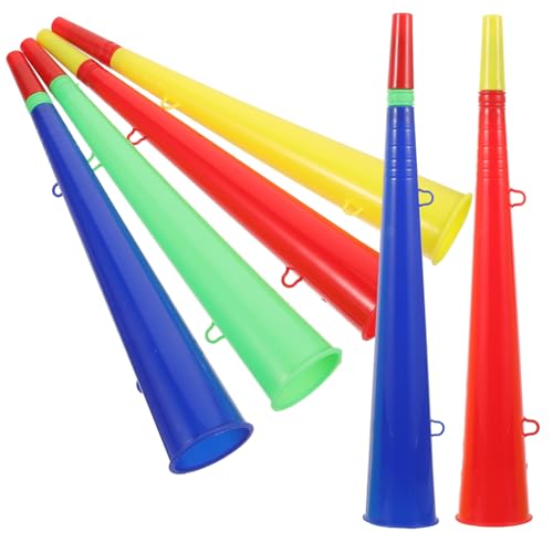 WOONEKY 6 Stück Teiliges Sportspiel tröten Kunststoff Laute und Sichere Fan hörner in Leuchtenden Farben zum Anfeuern bei Sportveranstaltungen Partys und Festen Zufällige Zufällige Farbe WOONEKY 6 Stück Teiliges Sportspiel tröten Kunststoff Laute und Sichere Fan hörner in Leuchtenden Farben zum Anfeuern bei Sportveranstaltungen Partys und Festen Zufällige Zufällige Farbe von WOONEKY