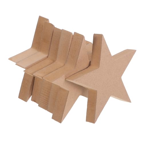 WOONEKY 6 Stück Teiliges Unvollendeter Holzsterne aus MDF Naturbelassen zum Bemalen und Basteln Vielseitige Deko für Weihnachten Hochzeit Party und DIY Geschenke WOONEKY 6 Stück Teiliges Unvollendeter Holzsterne aus MDF Naturbelassen zum Bemalen und Basteln Vielseitige Deko für Weihnachten Hochzeit Party und DIY Geschenke von WOONEKY