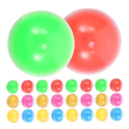WOONEKY 60 Stück Bunte Durchsichtige Kunststoffkapseln Befüllbare Runde Automatenkugeln für Claw Maschinen und Kaugummi Party Mitgebsel Sichere Vending Capsules WOONEKY 60 Stück Bunte Durchsichtige Kunststoffkapseln Befüllbare Runde Automatenkugeln für Claw Maschinen und Kaugummi Party Mitgebsel Sichere Vending Capsules von WOONEKY