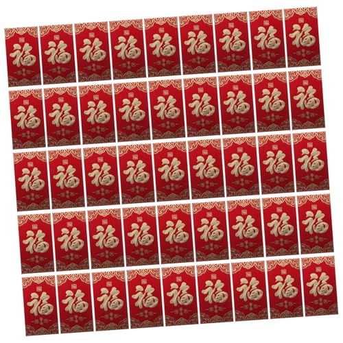 WOONEKY 60 Stück Rote Umschläge Jahr Des Pferdes Chinesische Neujahrs Geldumschläge Hong Bao für Frühlingsfest Hochzeit Geburtstag Individuell Verpackt Festliche Geschenkumschläge WOONEKY 60 Stück Rote Umschläge Jahr Des Pferdes Chinesische Neujahrs Geldumschläge Hong Bao für Frühlingsfest Hochzeit Geburtstag Individuell Verpackt Festliche Geschenkumschläge von WOONEKY