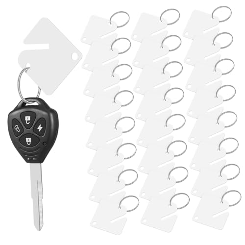 WOONEKY 60 Stück Wetterfeste Beschreibbare Acryl Schlüsselanhänger mit Spaltringen Robuste Dünne Key Tags für Büros Hotels zur Individuellen Beschriftung und Inventarverwaltung WOONEKY 60 Stück Wetterfeste Beschreibbare Acryl Schlüsselanhänger mit Spaltringen Robuste Dünne Key Tags für Büros Hotels zur Individuellen Beschriftung und Inventarverwaltung von WOONEKY