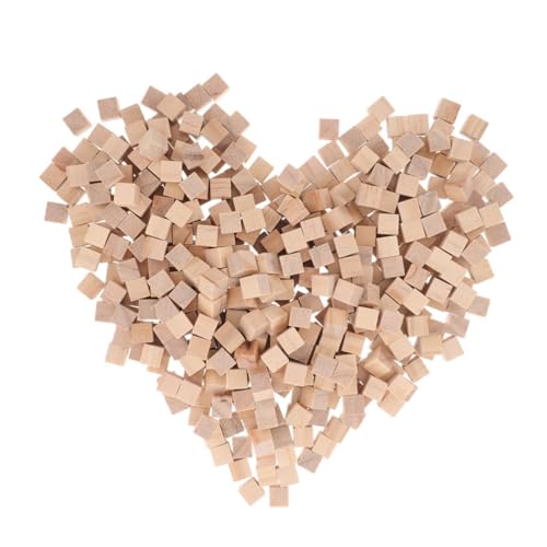 WOONEKY 600 Stück Holzklötze Unbearbeitete Kiefernwürfel zum Basteln Glatte Oberfläche Abgerundete Kanten Sicher für DIY Shower Stapelspielzeug und Lernprojekte WOONEKY 600 Stück Holzklötze Unbearbeitete Kiefernwürfel zum Basteln Glatte Oberfläche Abgerundete Kanten Sicher für DIY Shower Stapelspielzeug und Lernprojekte von WOONEKY