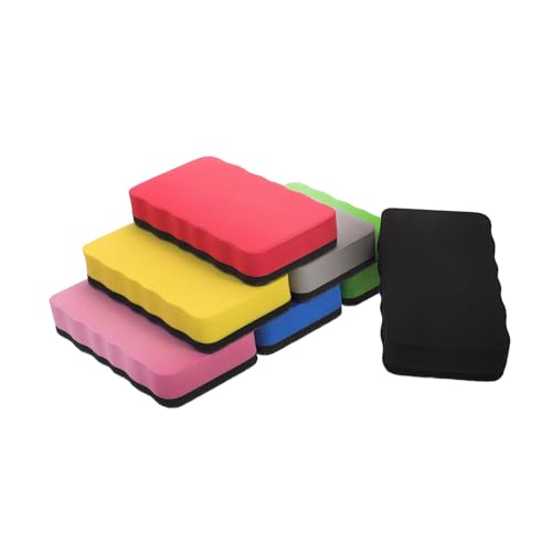 WOONEKY 7 Stück Teiliges Whiteboard Radiergummi aus EVA Filz Wiederverwendbar Leicht und Staubfrei Tragbar für Büro Klassenzimmer Abwaschbar und Langlebig als Praktische Tafelzubehör WOONEKY 7 Stück Teiliges Whiteboard Radiergummi aus EVA Filz Wiederverwendbar Leicht und Staubfrei Tragbar für Büro Klassenzimmer Abwaschbar und Langlebig als Praktische Tafelzubehör von WOONEKY