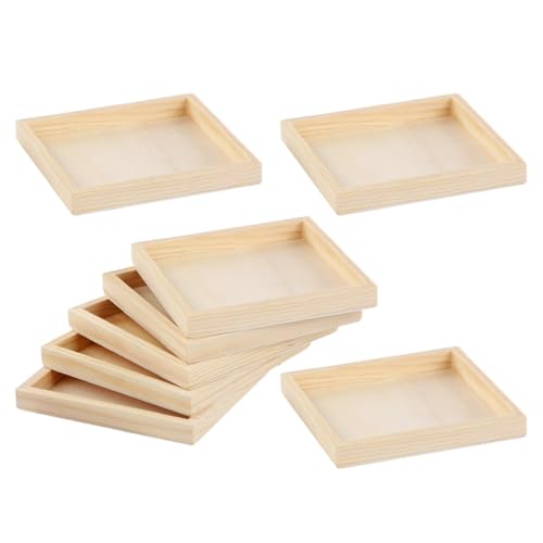WOONEKY 8stücke Holztablett Für Blockpuzzles Montessori-tabletts Aus Unbehandeltem Holz Tablett Zum Sortieren Und Aufbewahren Von Puzzleteilen Holzplatte Als Puzzle-Organizer WOONEKY 8stücke Holztablett Für Blockpuzzles Montessori-tabletts Aus Unbehandeltem Holz Tablett Zum Sortieren Und Aufbewahren Von Puzzleteilen Holzplatte Als Puzzle-Organizer von WOONEKY