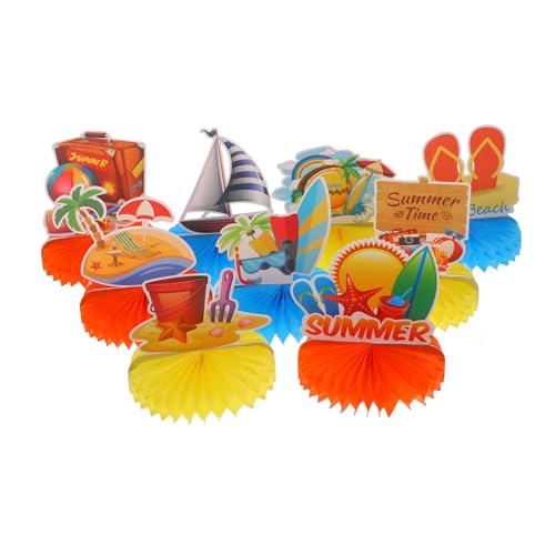 WOONEKY 9 Stück Teiliges Set Hawaiian Honeycomb Dekoration für Sommerpartys Tropische Tischdeko Kreative Wabenornamente Farbenfrohe und Liebevolle Designs für Unvergessliche Luau Feiern WOONEKY 9 Stück Teiliges Set Hawaiian Honeycomb Dekoration für Sommerpartys Tropische Tischdeko Kreative Wabenornamente Farbenfrohe und Liebevolle Designs für Unvergessliche Luau Feiern von WOONEKY