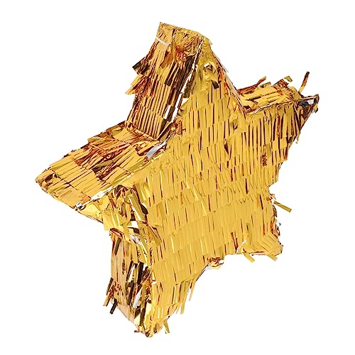 WOONEKY Aluminium Folien Stern Piñata Kindergeburtstag Partyspiel Dekoration Geschenkfüllung Vielseitig für Mädchen Jungen Partyspaß WOONEKY Aluminium Folien Stern Piñata Kindergeburtstag Partyspiel Dekoration Geschenkfüllung Vielseitig für Mädchen Jungen Partyspaß von WOONEKY