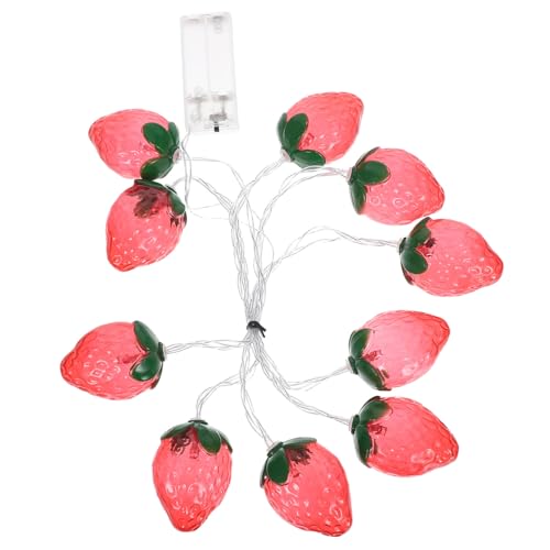WOONEKY Bunte Erdbeer lichterkette LED Batteriebetrieben Tragbare Dekorative Lichterkette für Innen Außen für Garten Party Hochzeit Marktstand und Stimmungsvolle Beleuchtung WOONEKY Bunte Erdbeer lichterkette LED Batteriebetrieben Tragbare Dekorative Lichterkette für Innen Außen für Garten Party Hochzeit Marktstand und Stimmungsvolle Beleuchtung von WOONEKY
