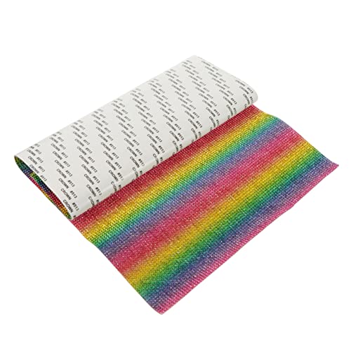 WOONEKY Bunte Selbstklebende Strasssteine Glitzer DIY Sticker für Handy Auto Dekoration Regenbogen Farbverlauf Schmucksteine für Basteln und Verzierung WOONEKY Bunte Selbstklebende Strasssteine Glitzer DIY Sticker für Handy Auto Dekoration Regenbogen Farbverlauf Schmucksteine für Basteln und Verzierung von WOONEKY