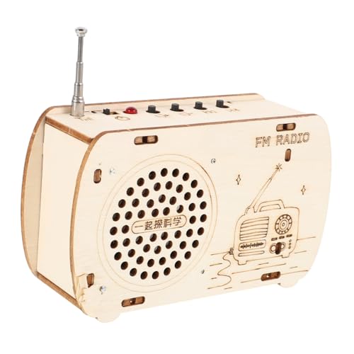 WOONEKY DIY Holzbausatz Radio zum Zusammenbauen Elektronik Experimentierkasten für Mädchen und Jungen Wissenschaftliches Stem Lernspielzeug Kreativität und Technischem Verständnis WOONEKY DIY Holzbausatz Radio zum Zusammenbauen Elektronik Experimentierkasten für Mädchen und Jungen Wissenschaftliches Stem Lernspielzeug Kreativität und Technischem Verständnis von WOONEKY