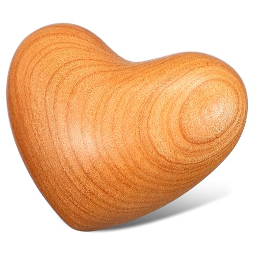 WOONEKY Dekoratives Naturholz Herz für Stressabbau Perfektes für Freunde und Geschnitztes Ornament aus Hochwertigem Holz WOONEKY Dekoratives Naturholz Herz für Stressabbau Perfektes für Freunde und Geschnitztes Ornament aus Hochwertigem Holz von WOONEKY