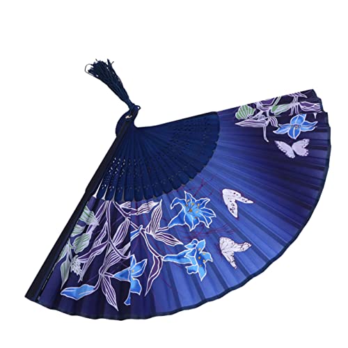 WOONEKY Faltfächer aus mit Blumenmuster Chinesischer Handfächer für Hochzeit Tanz und Dekoration Tragbar Leise für Sommer Einzigartiges zur Raumgestaltung WOONEKY Faltfächer aus mit Blumenmuster Chinesischer Handfächer für Hochzeit Tanz und Dekoration Tragbar Leise für Sommer Einzigartiges zur Raumgestaltung von WOONEKY