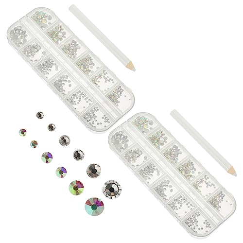 WOONEKY Flachrückige Strasssteine für Nagelkunst mit Ab Farben und Picking Pen Vielseitige Dekoration für Nägel Gesicht und Körper DIY Glitzer für Atemberaubende Designs WOONEKY Flachrückige Strasssteine für Nagelkunst mit Ab Farben und Picking Pen Vielseitige Dekoration für Nägel Gesicht und Körper DIY Glitzer für Atemberaubende Designs von WOONEKY