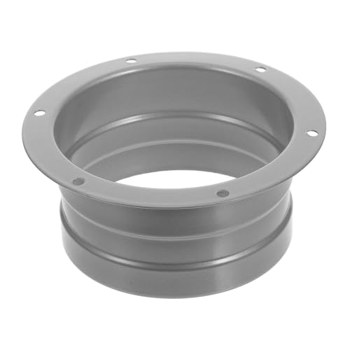 WOONEKY Flanschverbinder für Luftkanäle Metall Lüftungsanschluss mit Geradem Runden Interface Vielseitig Einsetzbar für Industrielle Anwendungen Präzise Fertigung Langlebiges Design von WOONEKY