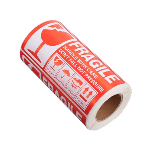 WOONEKY Fragile Labels Selbstklebend Warnaufkleber Zerbrechliche Gegenstände Versand Aufkleber Haftetiketten für Kartons Glas Beschichtetes Papier WOONEKY Fragile Labels Selbstklebend Warnaufkleber Zerbrechliche Gegenstände Versand Aufkleber Haftetiketten für Kartons Glas Beschichtetes Papier von WOONEKY