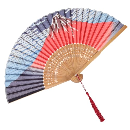 WOONEKY Handfächer aus Seide im Japanischen Stil Vintage Faltfächer für Tanz Dekoration Party und Diy Leicht Tragbar Einzigartiges Design mit Charmanten Mustern WOONEKY Handfächer aus Seide im Japanischen Stil Vintage Faltfächer für Tanz Dekoration Party und Diy Leicht Tragbar Einzigartiges Design mit Charmanten Mustern von WOONEKY