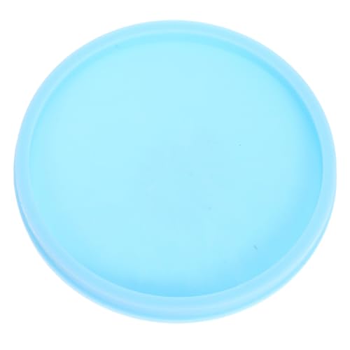 WOONEKY Holographische Epoxidharz Untersetzerform Runde Silikonform mit Unregelmäßigem Schneeflockendesign Hitzebeständig Rutschfest für DIY Wohnkultur Partys und Kreative Bastelprojekte von WOONEKY
