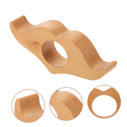 WOONEKY Holz Buchseitenhalter Lesezeichen Daumenring aus Buchenholz Wiederverwendbarer Buchseitenklammer für Bequemes Lesen Leichtes Lesezubehör für Bücherfreunde und Leseratten WOONEKY Holz Buchseitenhalter Lesezeichen Daumenring aus Buchenholz Wiederverwendbarer Buchseitenklammer für Bequemes Lesen Leichtes Lesezubehör für Bücherfreunde und Leseratten von WOONEKY