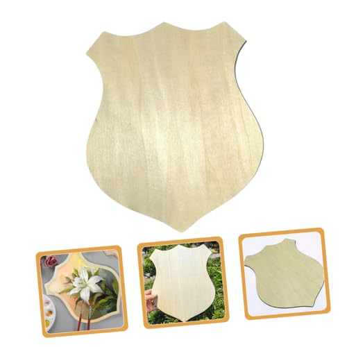 WOONEKY Holz Polizeimarke Platte zum Bemalen Unfertiges DIY Holzschild Handwerksdeko Langlebiges Material Kreative Bastelidee WOONEKY Holz Polizeimarke Platte zum Bemalen Unfertiges DIY Holzschild Handwerksdeko Langlebiges Material Kreative Bastelidee von WOONEKY