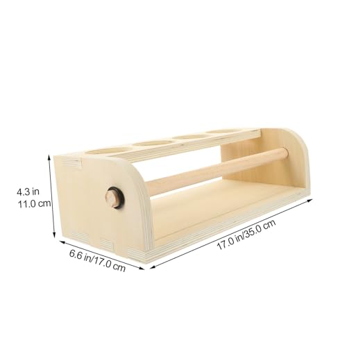 WOONEKY Holz papierrollenhalter für Zeichnung Holz staffelei Tisch organizer Glatt Poliert Robust für Malpapier Aufbewahrung Kunstbedarf WOONEKY Holz papierrollenhalter für Zeichnung Holz staffelei Tisch organizer Glatt Poliert Robust für Malpapier Aufbewahrung Kunstbedarf von WOONEKY