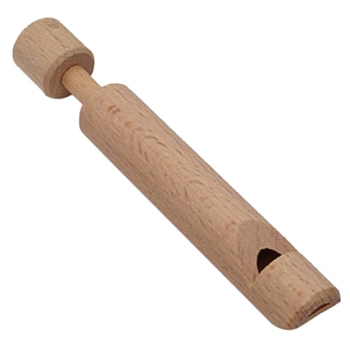 WOONEKY Holzflöte Push Pull Kinderspielzeug Leichtes DIY Musikinstrument Sicher aus Holz Fördert Musikalisches Interesse und Sensorische Entwicklung für Musikunterricht und Ab Jahren von WOONEKY
