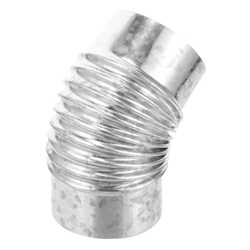 WOONEKY Kamin Rohrbogen Spiralschlauch Abgasrohr Verlängerung Auslaufsicherer Kaminadapter Vielseitig für Trockner und Ofenrohrsysteme WOONEKY Kamin Rohrbogen Spiralschlauch Abgasrohr Verlängerung Auslaufsicherer Kaminadapter Vielseitig für Trockner und Ofenrohrsysteme von WOONEKY