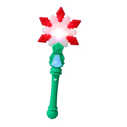 WOONEKY LED Schneeflocken-zauberstab mit Leuchtenden Leds Leicht und Tragbar Magisches Weihnachts Geburtstagskostüm-accessoire für Prinzessinnen für Winterpartys und Cosplay von WOONEKY